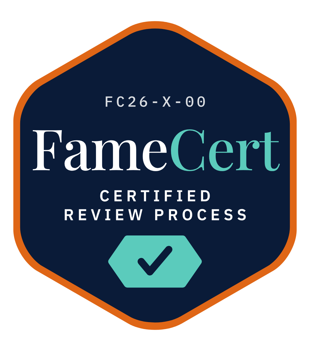 Sigillo FameCert, la certificazione indipendente del processo con cui un brand raccoglie le recensioni online